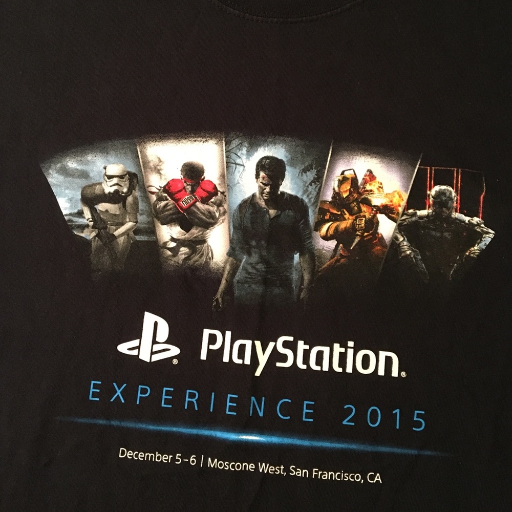 2015 PSX PlayStation Experience SF exclusive tee